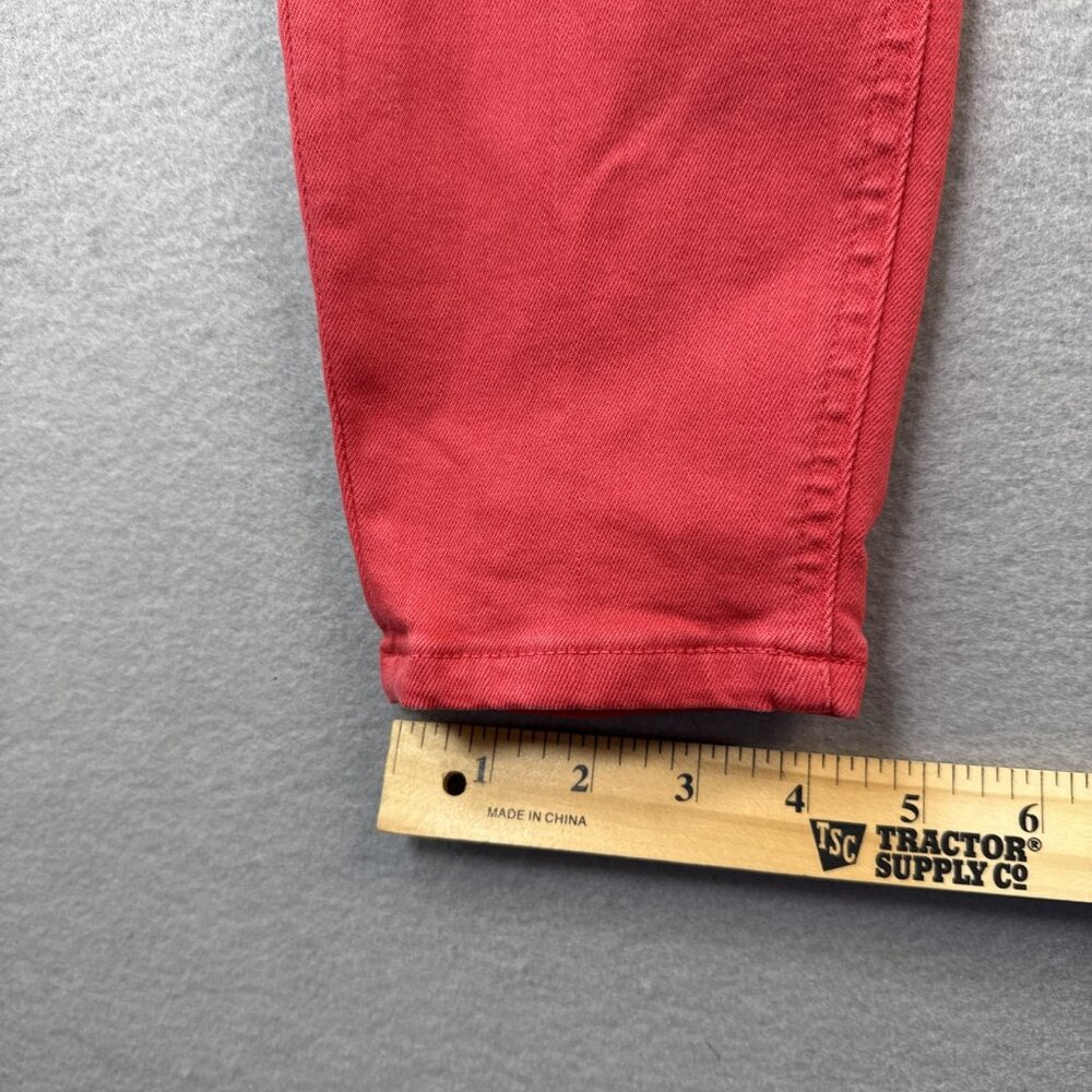 Vineyard Vines High Rise Skinny Jeans Women Size 25 Pants Cuckoo Red Hot Barbie - Picture 6 of 15